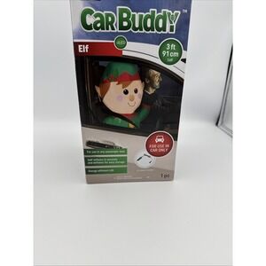 Elf Car Buddy 3ft Energy Efficient LED Christmas Inflatable Gemmy Airblown Q1